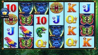 GORILLA KING Video Slot Casino Game with a FREE SPIN BONUS