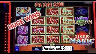 I asked for $55 and got SO MUCH MORE! Huge wins on Fa Cai Shu, Tiger Magic and Eastern Dragon