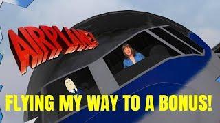 FLYING MY WAY TO A BONUS-AIRPLANE SLOT MACHINE