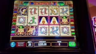 Cleopatra 2 High Limit Slot Machine Live Play NO Bonus