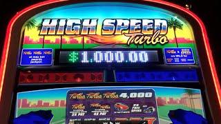 High Speed Turbo •NEW GAME• w BONUS & LIVE PLAY Slot Machine