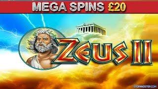 Zeus II Coral Bookies Slot - MAXIMUM FREE SPINS - £20 Mega Spins and £2 Play