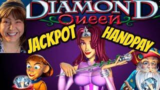 Jackpot Handpay Diamond Queen Bonus!