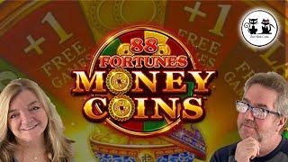 PLAYING SOME OF OUR FAVORITE SLOT MACHINES! BIG FUN & BIG WINS! , 88 FORTUNES MONEY COINS !!