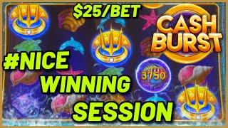 NEW SLOT ⋆ Slots ⋆️CASH BURST ORB OF ATLANTIS HIGH LIMIT $25 MAX BET Bonus Slot Machine Casino NICE 