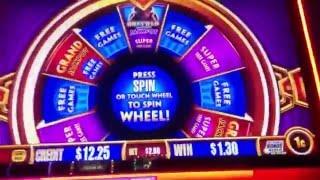 Wonder 4 Jackpots Buffalo Slot Machine Bonus and Line Hit