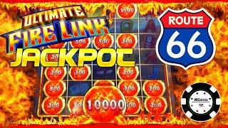 • HIGH LIMIT Ultimate Fire Link Route 66 •JACKPOT HANDPAY ON $20 SPIN LAS VEGAS SLOT MACHINE•