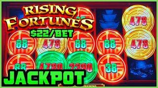 ★ Slots ★️Rising Fortunes Jin Ji Bao Xi HANDPAY JACKPOT  ★ Slots ★️HIGH LIMIT $22 Bonus Round Slot M