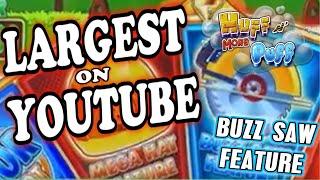 THE LARGEST BUZZ SAW FEATURE JACKPOT EVER CAUGHT LIVE ON CAMERA!!!