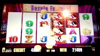 Wicked Winnings 3 Respin Feature and Line Hits Aristocrat Slot Machine