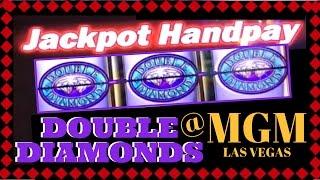 #HANDPAY on DOUBLE DIAMOND •LIVE PLAY• Slot Machines at MGM, Las Vegas