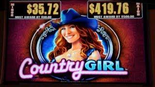 COUNTRY GIRL | WMS - 65 Free Spins MAX BET Bonus
