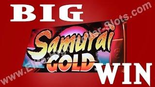 •Big Win! Return of The Samurai Gold Slot Machine Aristocrat IGT WMS Jackpot, Handpay | SiX Slot • S