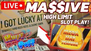⋆ Slots ⋆ LIVE MASSIVE JACKPOTS on the NEW HUFF N’ MORE PUFF SLOT MACHINE!! HIGH LIMIT $250/SPINS