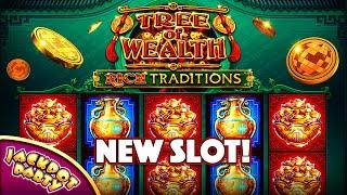 Jackpot trigger in Tree of Wealth: Rich Traditions!