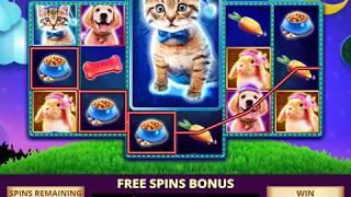 AWW-NIMALS Video Slot  Casino Slot Game with a SWEET DREAMS FREE SPIN BONUS