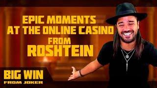 Epic moments at the online casino from Roshtein
