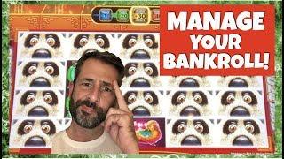 How to CONTROL YOUR BANKROLL at the Casino! Winning money takes work playing slot machines!