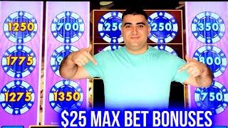 New Slots & $25 Max Bet Bonuses On THE VAULT Slot Machine | Amazing COMEBACK