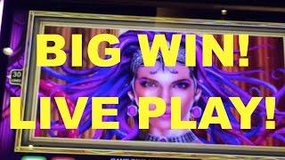 Big Wins!!! LIVE PLAY and Bonuses on Goddess Sisters Slot Machine