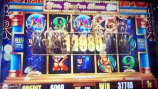 Aristocrat Fortunes of Atlantis BIG WIN Max bet free games slot machine