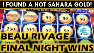 ALL GOOD THINGS COME TO AN END! LAST NIGHT WINNING ON LIGHTNING LINK! HOT SAHARA GOLD SLOT MACHINE!