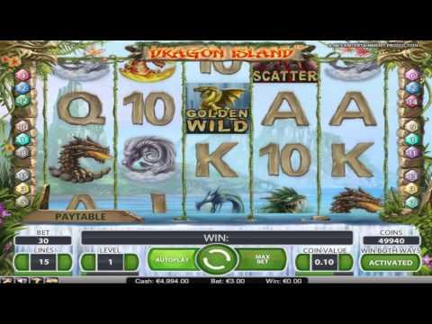Free Dragon Island slot machine by NetEnt gameplay ★ SlotsUp