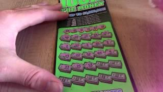 100X THE MONEY $20 SCRATCH OFF TICKET FROM HOOSIER LOTTERY. FREE SHOT TO WIN $1 MILLION!