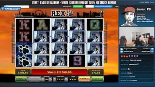 Rex BIG WIN from LIVE STREAM - Casino Games - Gambling (Online slots)