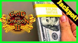 JACKPOT HAND PAY On Gold & Dragon II Slot Machine