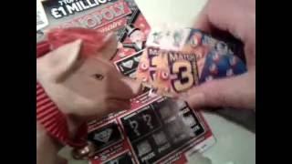 Scratchcard MONOPOLY and MATCH 3 Triplers & CASHWORD & SUPER 7's