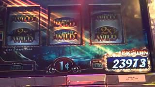Lord of the Rings 3 reel slot machine line hit: max bet BIG WIN