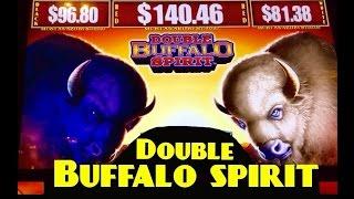*NEW* DOUBLE BUFFALO SPIRIT slot machine BONUS WINS (3 videos)