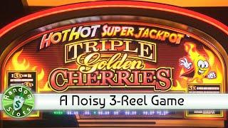 Hot Hot Super Jackpots Triple Golden Cherries slot machine bonus