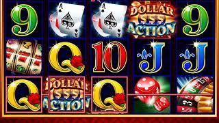 DOLLAR ACTION Video Slot Casino Game with a DOLLAR ACTION FREE SPIN BONUS