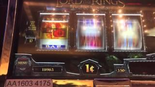 Lord of the Rings Slot Machine Bonus and Live Play