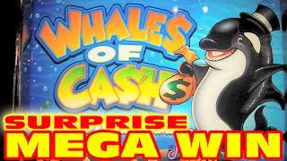 Whales of Cash - SURPRISE MEGA BIG WIN - Slot Machine Bonus