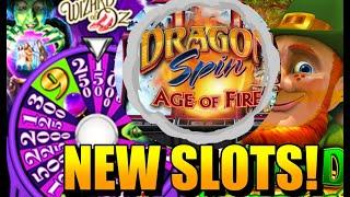 NEW SLOTS!  Wicked Witch Crystal Ball, Leprecoins,  Gold Reserve, Dragon Spin Age of Fire