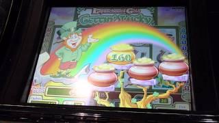 Leprechaun's Gold Gettin' Lucky Slot Machine Bonus Win (queenslots)