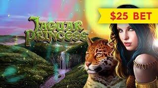 Jaguar Princess Slot - $25 Max Bet - NICE SESSION, YES!