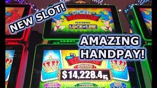 NEW SLOT: Amazing Handpay on Lock it Link Loteria El Mundo