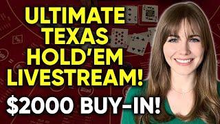 LIVE: Ultimate Texas Hold’em!! $2000 Buy-in!! Happy St. Patrick’s Day!! ⋆ Slots ⋆