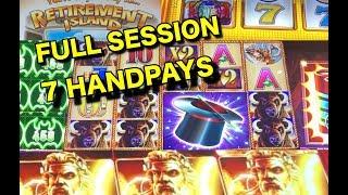 FULL SESSION: 7 HANDPAYS IN ONE NIGHT!
