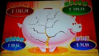 Gorilla Chief Slot Machine - Piggy Bankin' Bonus *LIVE PLAY* Progressive Win!