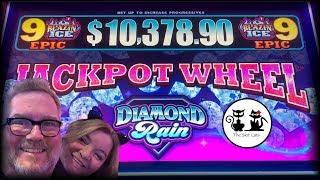 Diamond Rain Jackpot Wheel • Diamond Rain Lock •