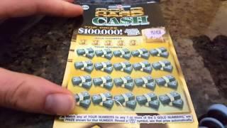 NEW! $100,000 GOLD HARD CASH $10 MARYLAND LOTTERY SCRATCH OFF. WIN $1 MILLION FREE ENTRY NOW!
