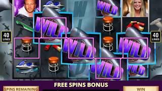 SHARKNADO Video Slot Casino Game with a SHARKNADO WILDS FREE SPIN BONUS