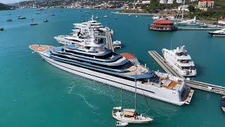 Billionaire Nancy Walton Laurie’s 300 Million Dollar Mega Yacht Spotted in Saint Thomas USVI