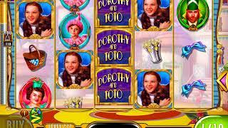 WIZARD OF OZ: DOROTHY & TOTO Video Slot Game with an "EPIC WIN" FREE SPIN BONUS