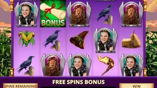 WIZARD OF OZ: IF I ONLY HAD A BRAIN Video Slot Casino Game with a FREE SPIN BONUS